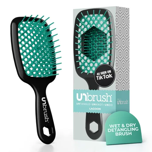 Miniatura 16 de FHI Heat UNbrush - Cepillo desenredante para cepillar sin dolor en cabello húmedo o seco — Cerdas antiestáticas DuoFlex duraderas, mango ligero