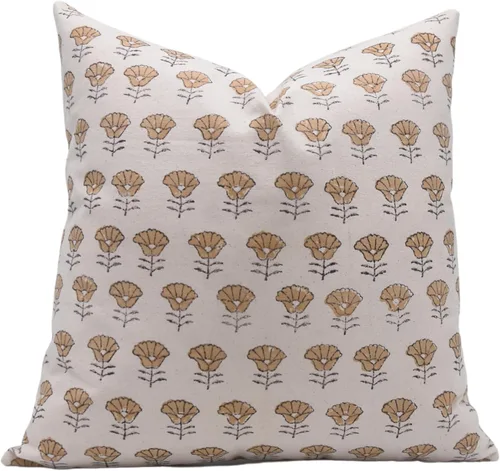 Miniatura 15 de Funda de cojín de lino puro de 14 x 14 pulgadas con cremallera para sofá, sofá y cama, decoración de otoño, granja, al aire libre, sala de estar