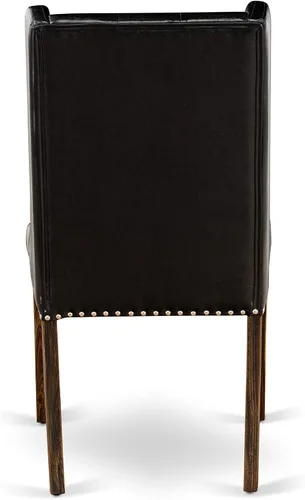Miniatura 13 de East West Furniture I2FO5-749 Irving - Juego de muebles de habitación de 5 piezas, incluye una mesa de comedor redonda con pedestal y 4 sillas
