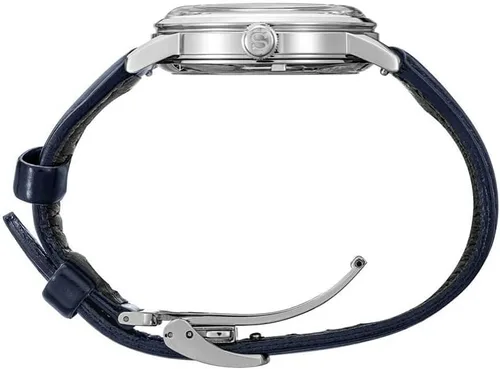 Miniatura 3 de Seiko Presage SPRE43 Reloj automático de cuero azul marino para hombre