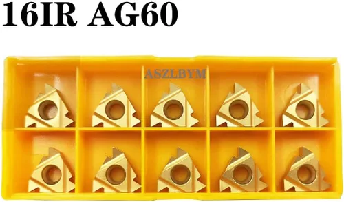 Miniatura 5 de SNR0013M16 Torno CNC Roscado interno Barra de mandrinar titular de la herramienta de torneado con 10 unids 16IR AG60 Carburo inserto de torneado