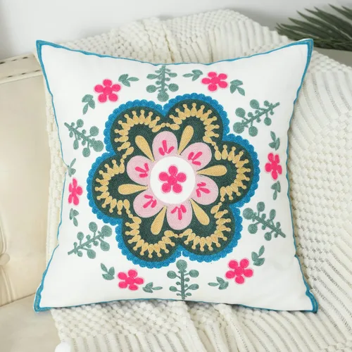 Miniatura 2 de VOGOL YouYee - Funda de cojín para el hogar, diseño de bordado bohemio