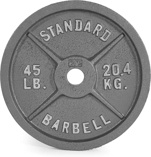 Miniatura 35 de CAP Barbell Placa de peso olímpica de 2 pulgadas Múltiples opciones