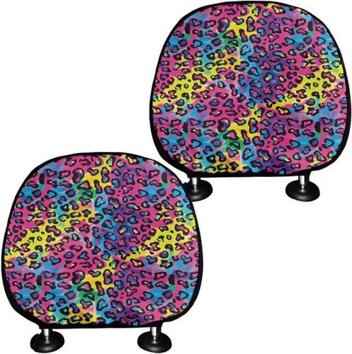Miniatura 21 de Funda personalizada para reposacabezas de asiento de automóvil, regalos personalizables, transpirables, paquete de 2 fundas de cojín para asiento