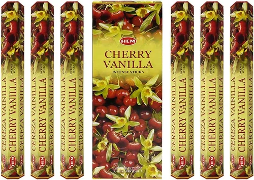 Miniatura 3 de Varillas de incienso de vainilla y cereza con soporte para varillas de incienso