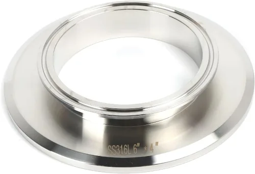 Miniatura 18 de Reductor de tapa de extremo de ajuste sanitario de 2.5 pulgadas × 2 pulgadas de acero inoxidable 304 reductor concéntrico sanitario tri abrazadera