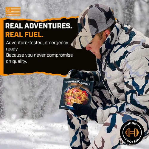 Miniatura 7 de Peak Refuel Comida seca congelada para mochileros y camping Sabor increíble Alta proteína Preparación rápida Peso ligero
