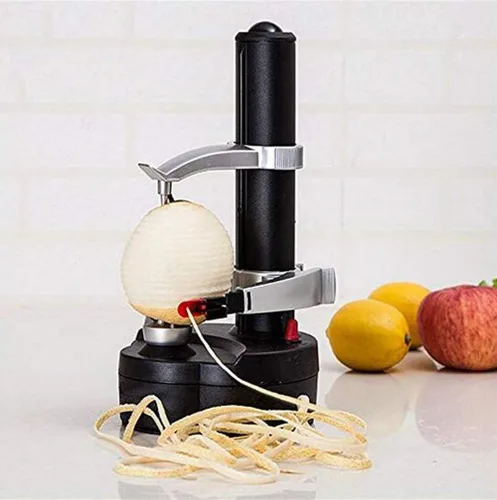 Miniatura 7 de Pelador eléctrico de patatas, herramienta giratoria automática para pelar manzanas, máquina multifunción de acero inoxidable para patatas y peras