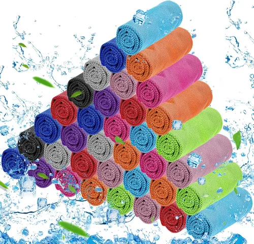 Miniatura 9 de MENOLY Paquete de 120 toallas refrescantes para el cuello, toalla de microfibra suave para entrenamiento, para deportes, gimnasio, yoga, campamento