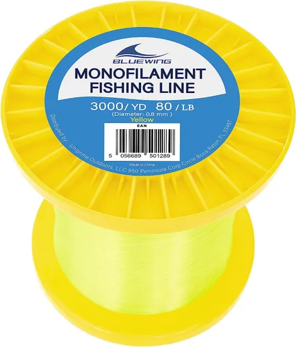 Miniatura 50 de BLUEWING Sedal de pesca monofilamento 6,8,10,12,15,20,25,30,40,50,60,80,100,130,250,300,400 libras, 50,100,500,1000,3000 yardas, hilo de pescar mono