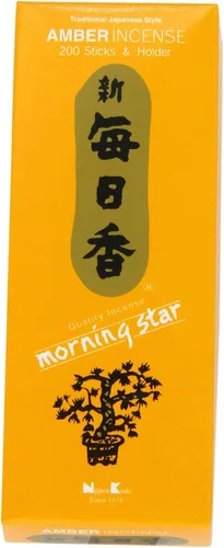 Miniatura 3 de Morning Star, Incienso ámbar, 200 varillas y soporte