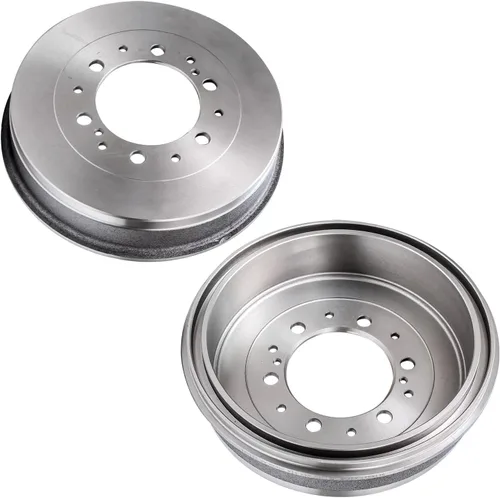 Miniatura 3 de Detroit Axle - Kit de freno trasero para Toyota Tacoma 2005-2019 de 6 orejetas, tambores de freno de disco, zapatas de freno semi-metálicas