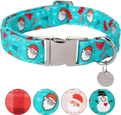 Miniatura 42 de Collar de Perro de Halloween con Hebilla de Metal Collar de Perro de Calabaza de Regalo para Perros Pequeños Medianos Grandes Niñas o Niños Collares