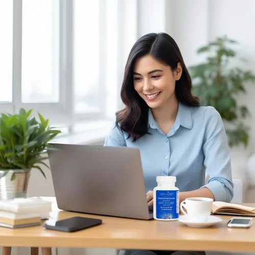 Miniatura 5 de Cápsulas blandas para aliviar los ojos cansados y secos – Omega-3 EPA DHA, luteína, astaxantina y arándano para la comodidad de los ojos y soporte
