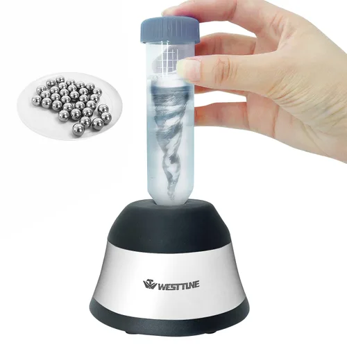 Miniatura 10 de Lab - Mini mezclador de vórtice, 4000 rpm, mezclador de pintura de alta velocidad y mezclador de pintura para pinturas acrílicas, esmalte de gel