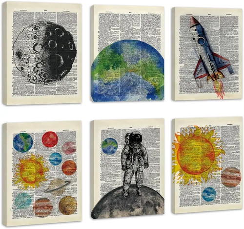 Miniatura 13 de CHDITB Decoración de aula de libros de lectura, citas inspiradoras, impresión artística de pared para niños, 12 x 16 pulgadas, libros motivacionales