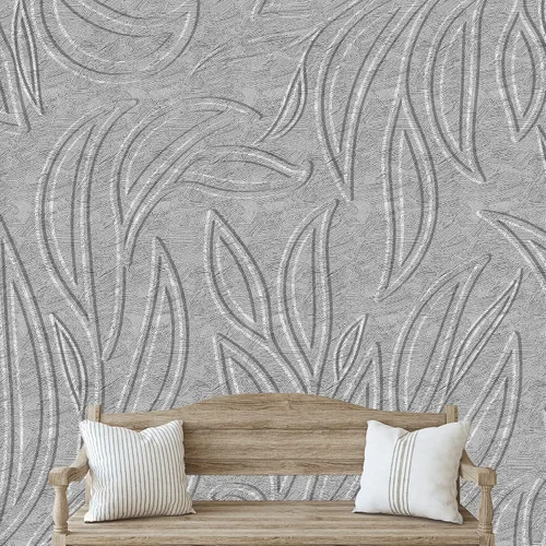 Miniatura 31 de NWT Calcomanía removible de pared/mural blanco pastel azul margarita, naturaleza, desierto, arte digital, arte moderno, decorativo, floral