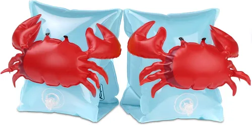 MoKo Bandas de natación para niños, niños pequeños comienzan a nadar flotadores inflables para piscina, lindas alas de natación de dibujos animados,