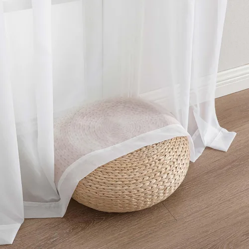 Miniatura 126 de OVZME Cortinas traslúcidas, ligeras, suaves, para estudio, sala de estar y dormitorio, juego de 2 paneles, 42 pulgadas de ancho x 84 pulgadas