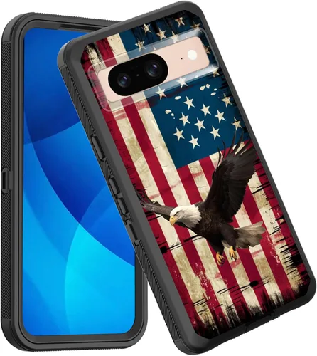 Miniatura 26 de Funda para Pixel 7a, a prueba de golpes, 3 capas, protección de cuerpo completo, resistente, de alto impacto, para Google Pixel 7a de 6.1 pulgadas