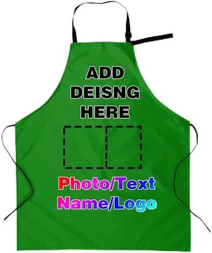 Miniatura 38 de Delantales personalizados para mujeres y hombres, delantal personalizado con logotipo de texto fotográfico, delantales de cocina personalizados