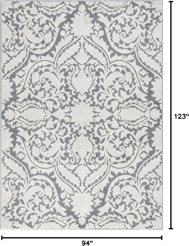 Miniatura 2 de Alfombra redonda moderna de 5.9 ft, alfombra de área interior, para sala de estar, comedor, dormitorio, cocina, entrada, contemporánea, alfombras