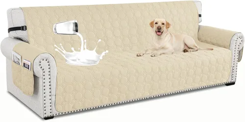 Miniatura 15 de XINEAGE Funda 100% impermeable para silla y sofá para mascotas, funda antideslizante para sofá, fundas lavables para silla, protector de muebles