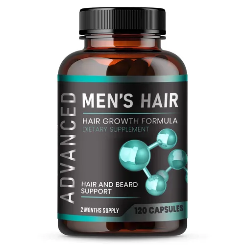 Miniatura 3 de Vitaminas para el crecimiento del cabello para hombres + limpieza y desintoxicación pulmonar. Apoya la salud pulmonar. Apoya la salud respiratoria.