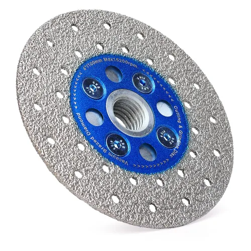 Miniatura 2 de Disco de diamante de 4 pulgadas para amoladora angular de pulido de granito de hoja de diamante de corte rápido y molienda