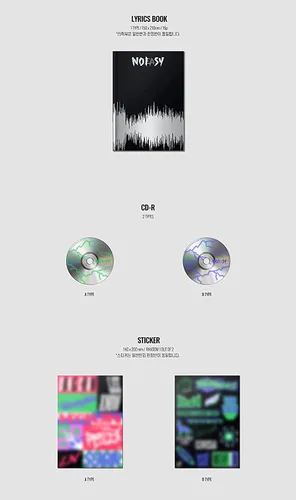 Miniatura 3 de Stray Kids Noeasy [A ver] 2do álbum+póster plegado (aleatorio)+máscara facial premium de Love Affair+tarjeta fotográfica adicional (A ver.)