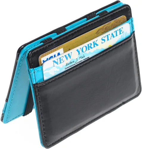 Miniatura 2 de CKLT Mens Fashion Magic Money Clip Leather Minimalistic Slim Wallet
