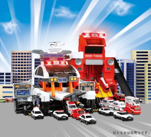 Miniatura 12 de Takara Tomy Tomica Grande a Deformación! Deca Patrol coche