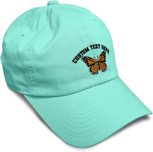 Miniatura 33 de Gorra de béisbol suave con diseño de mariposa monarca, con insectos, bordado de mariposa, de algodón, para hombres y mujeres