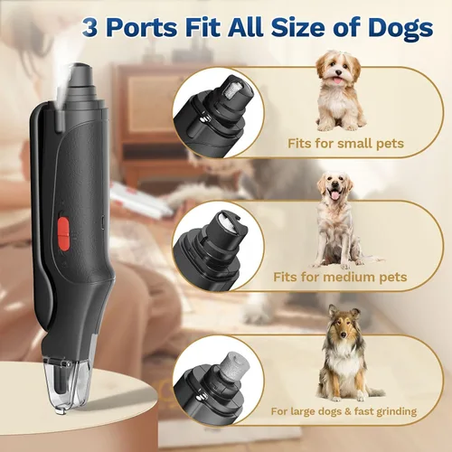 Miniatura 5 de Cortauñas 2 en 1 para perros y gatos, recortadores de uñas para perros grandes, medianos y pequeños, recortador de garras de gatos, sensor rápido