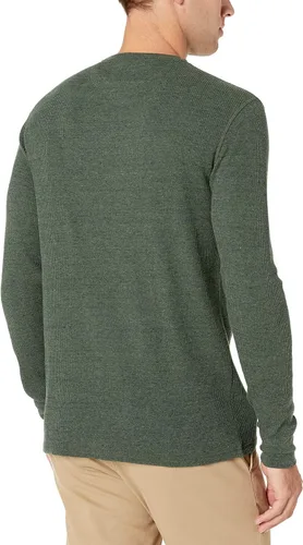 Miniatura 5 de Tienda Essentials - Camisa de manga larga con ajuste regular de punto de gofre para hombre