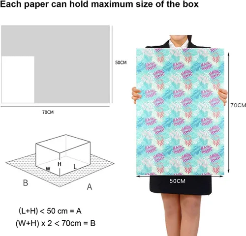 Miniatura 7 de Papel de regalo para niñas y mujeres, 12 hojas de papel de regalo floral de cumpleaños, papel de regalo plegado colorido rosa y verde para Floral 12