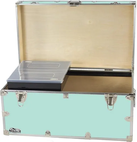 Miniatura 8 de C&N Footlockers - Baúl de almacenamiento grande con bandeja - Fabricado en los Estados Unidos - Solo casillero de acero en Amazon - Cofre duradero