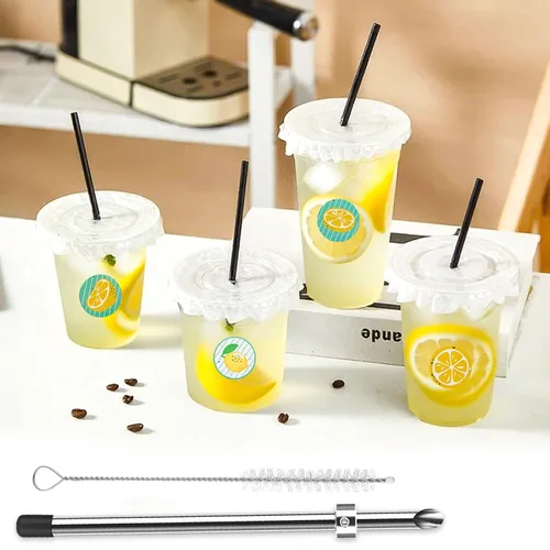 Miniatura 6 de Paquete de 1 perforador de acero inoxidable 316 para tapas de plástico, vasos de limonada, perforador de agujero afilado de limonada