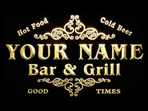 Miniatura 13 de ADVPRO u-tm-b Nombre Personalizado Familia Bar & Grill Cerveza Home Bar LED Neon Sign Azul