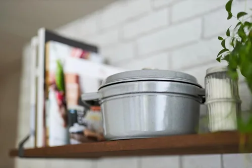 Miniatura 5 de Staub Mini Horno Holandés Redondo 0.71 litros gris grafito por staub (Estufa)