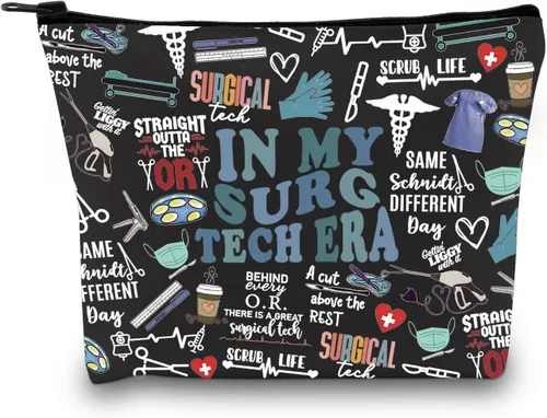 Miniatura 8 de Regalo de tecnología quirúrgica, regalo para enfermera, médico, regalo en bolsa de maquillaje My Surg Tech, regalo para cirujano tecnólogo Surg Tech