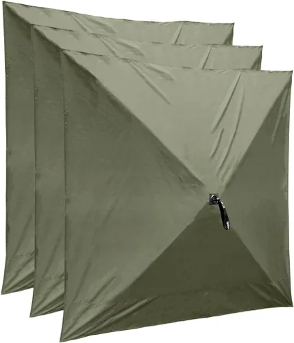 Miniatura 8 de Clam Paneles de viento y sol de ajuste rápido, paquete de 3 – Paredes laterales azul pizarra – Se adapta a viajeros, aventureros y escapes