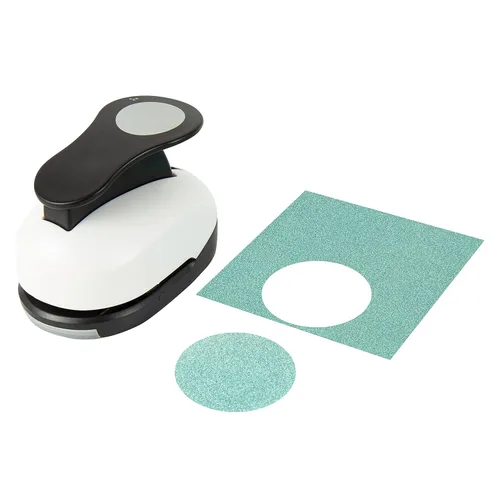 Perforadora circular de 2 pulgadas, cortador de círculos, perfora círculos de papel, perforadoras para manualidades, perforadora de círculo grande