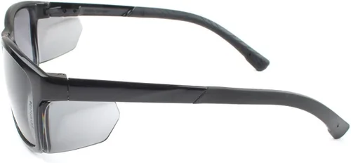 Miniatura 3 de METEL Lentes de seguridad M40 – Protección ocular ligera con protectores laterales, lentes antiarañazos, patillas flexibles, ANSI Z87.1