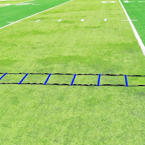 Miniatura 9 de Kit de escalera para ejercicios de velocidad y agilidad, cable de velocidad de aceleración y escalera de entrenamiento de velocidad, mejora el juego