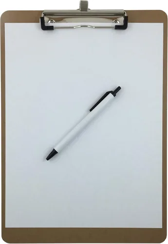 Miniatura 5 de Portapapeles para bolígrafo, tamaño carta, clip de perfil bajo, tablero duro, paquete de 6 (bolígrafo incluido)