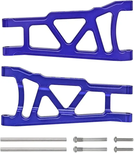 Miniatura 3 de 4 piezas de suspensión delantera y trasera de aluminio de reemplazo de 3655x para RC Traxxas 1/10 Slash Stampede 4x4 4WD Rally XO-1 Opción Hop Ups