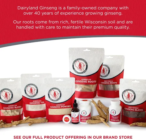 Miniatura 6 de Dairyland Cápsulas de ginseng rojo coreano Panax - 2000 mg de extracto concentrado de raíz de ginseng molido potente, sin rellenos, aglutinantes u
