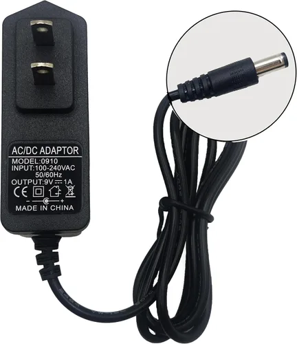 Miniatura 2 de Adaptador de corriente de 9V 1A apto para teclado Casio AD-5 AD-5MU AD-5MR WK-110 WK-200 LK-100 LK-220 CTK-496 CTK-573 CTK-700 CTK-710 CTK-720