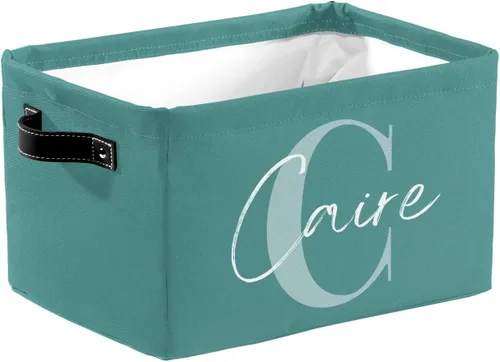 Miniatura 19 de Cesta de regalo personalizada con nombre, caja de juguetes de almacenamiento personalizada para niños, organizador de cubos de almacenamiento